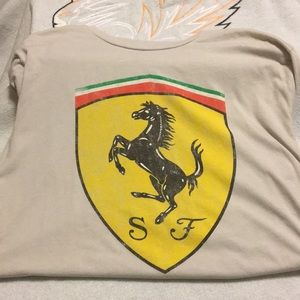 Men’s Grey Ferrari T-shirt